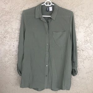 Divided Collared Blouse